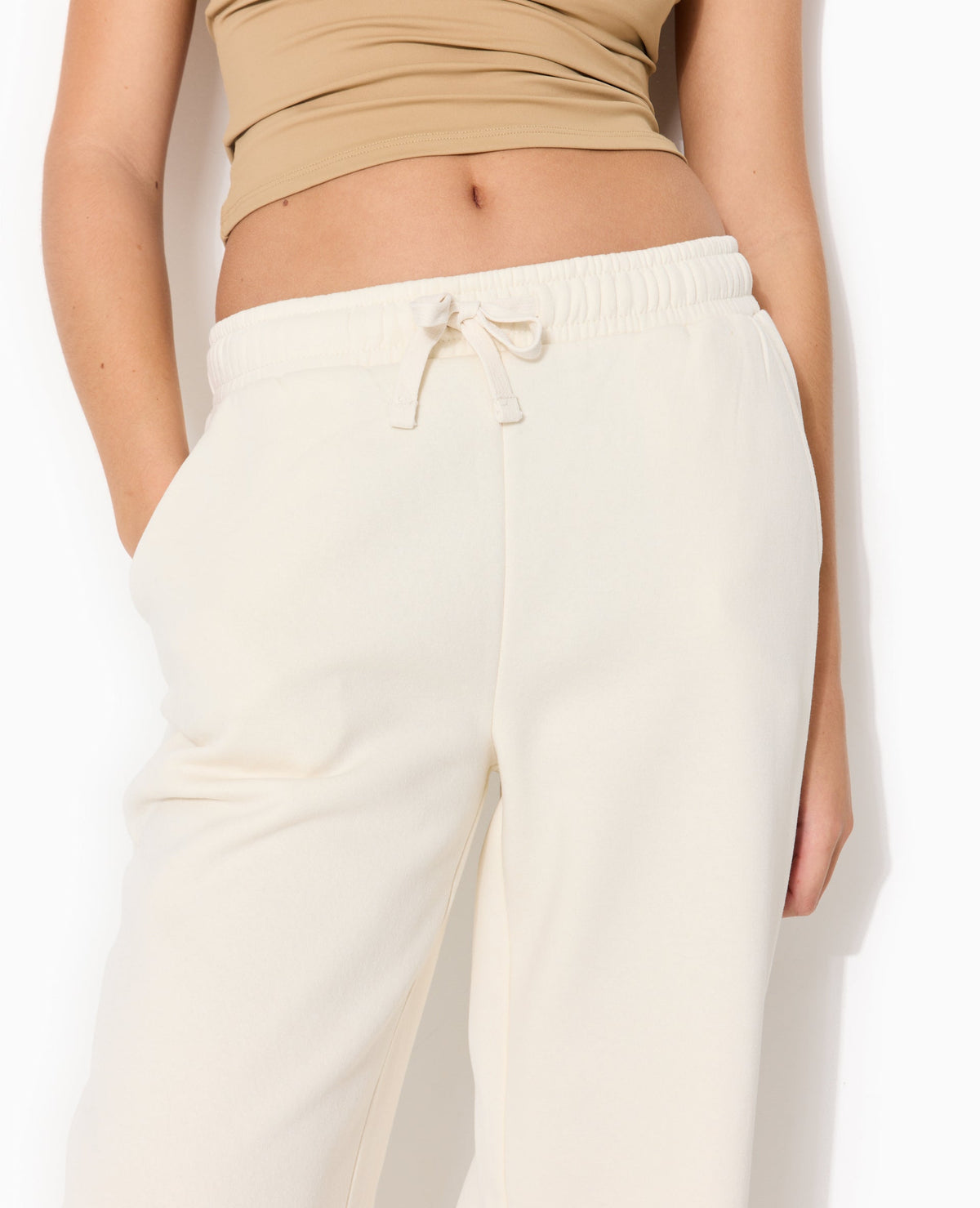 Pantalon de jogging droit en molleton