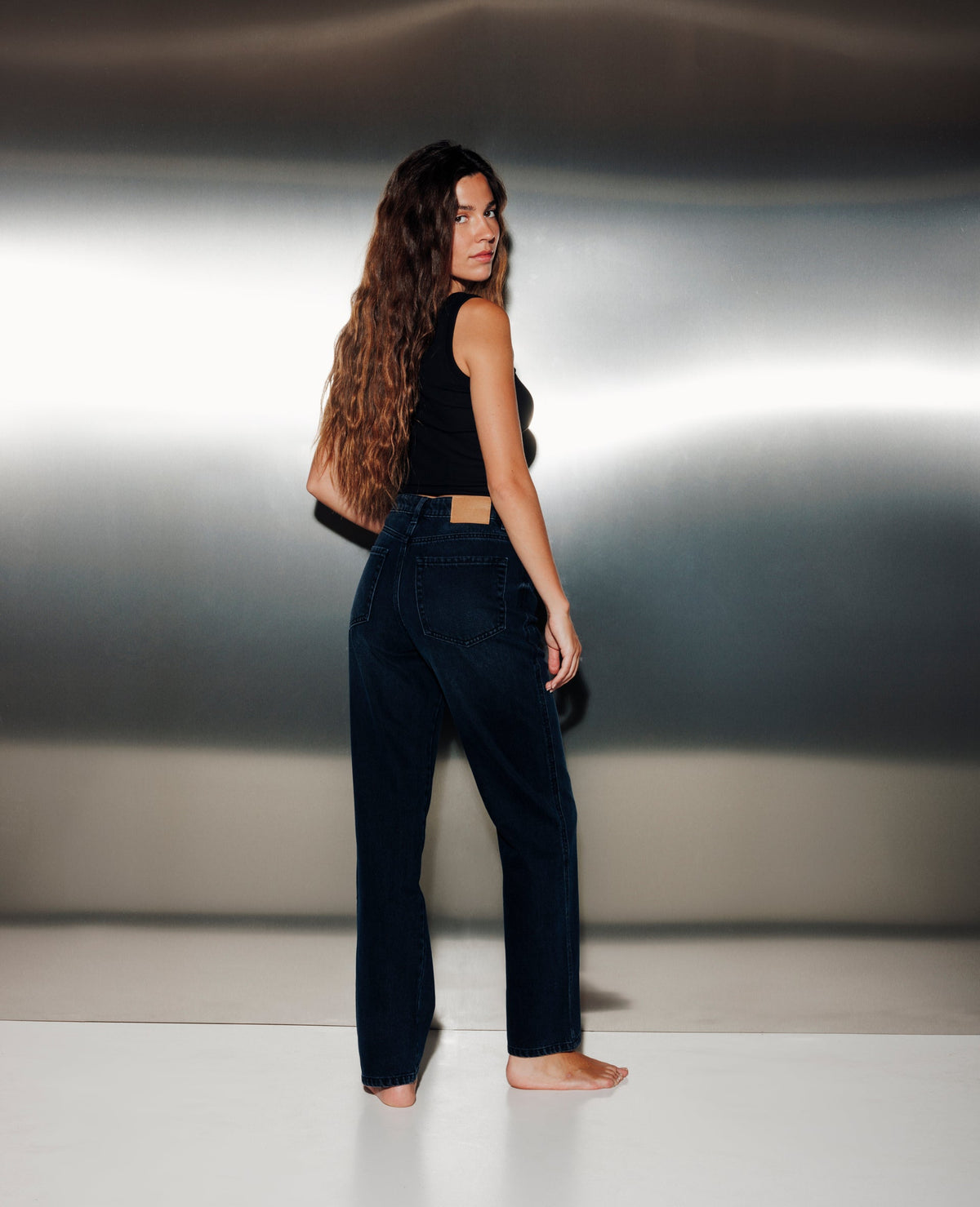 Jean straight taille medium