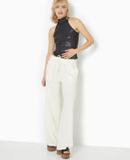 Pantalon city large et droit