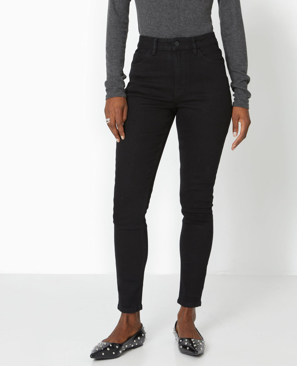 J20-1 / Jean skinny taille haute