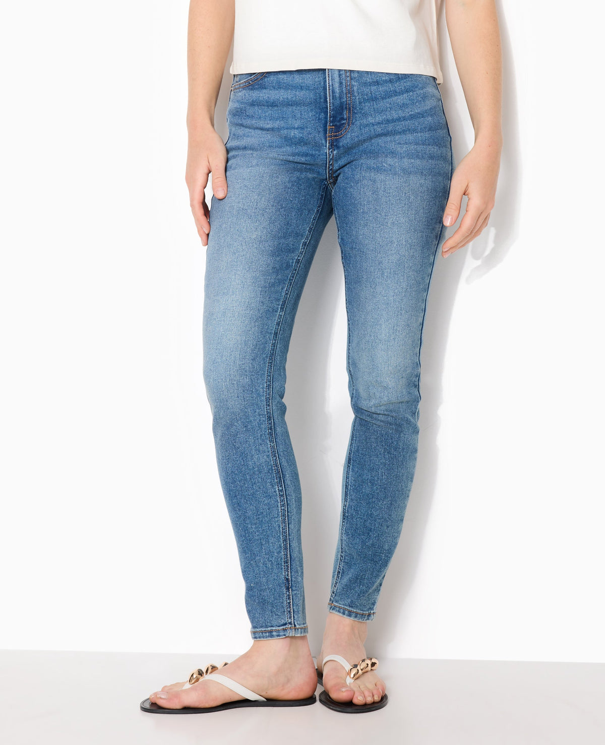 J20-1 / Jean skinny taille haute