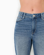 Jean mom taille haute