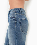Jean mom taille haute