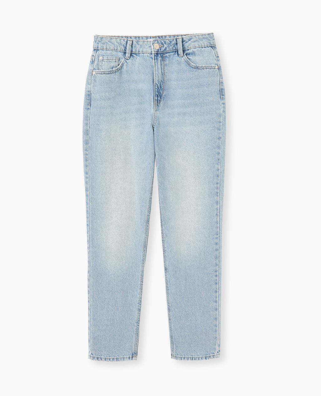 Jean mom taille haute