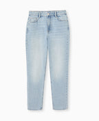 Jean mom taille haute