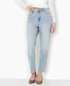 Jean mom taille haute