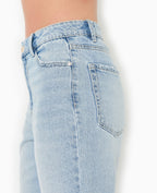 Jean mom taille haute