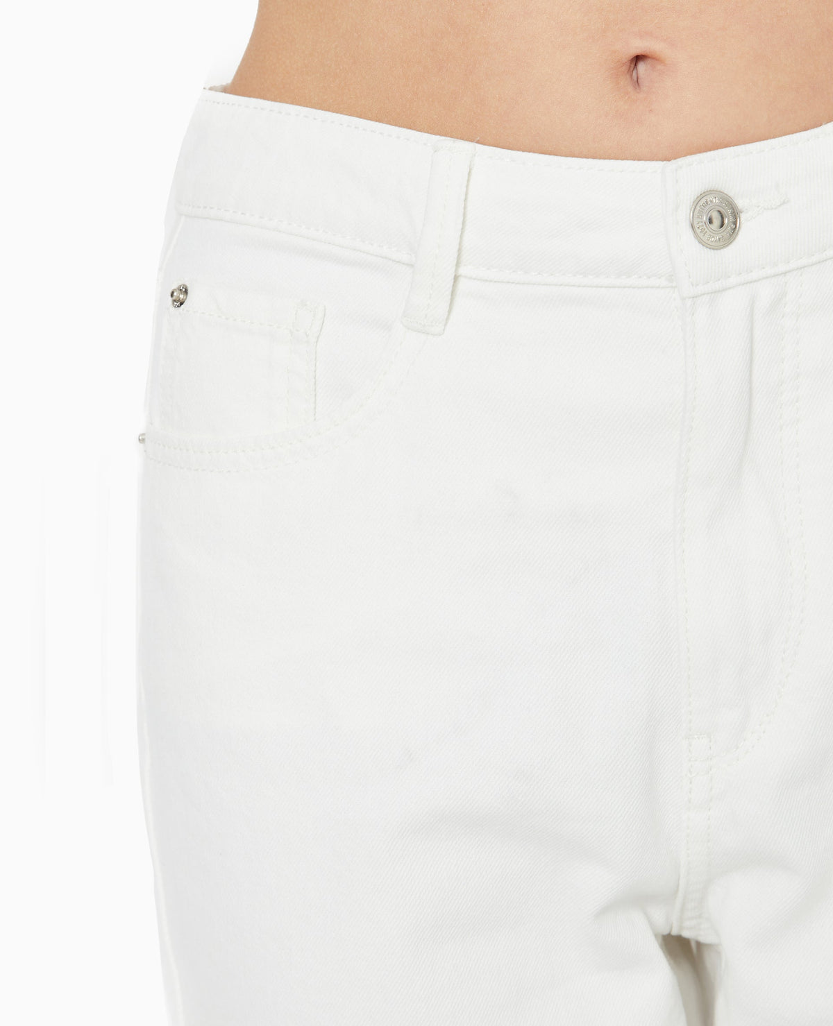 Jean mom taille haute