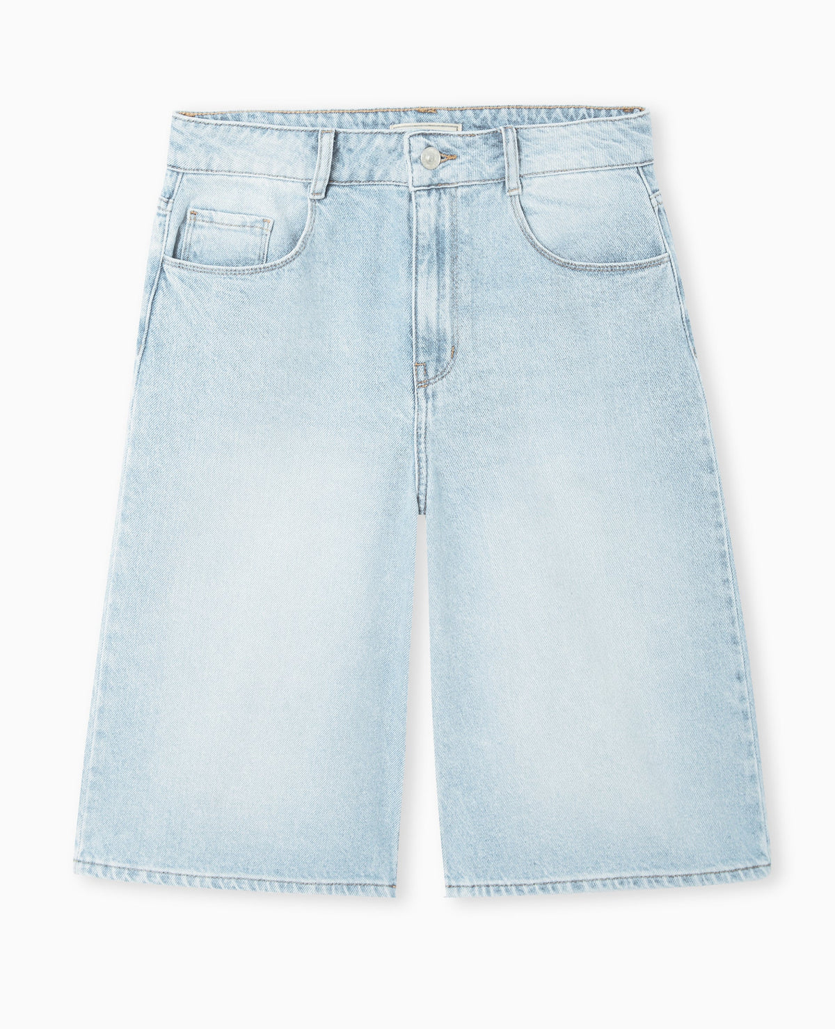 Bermuda en jean loose taille regular