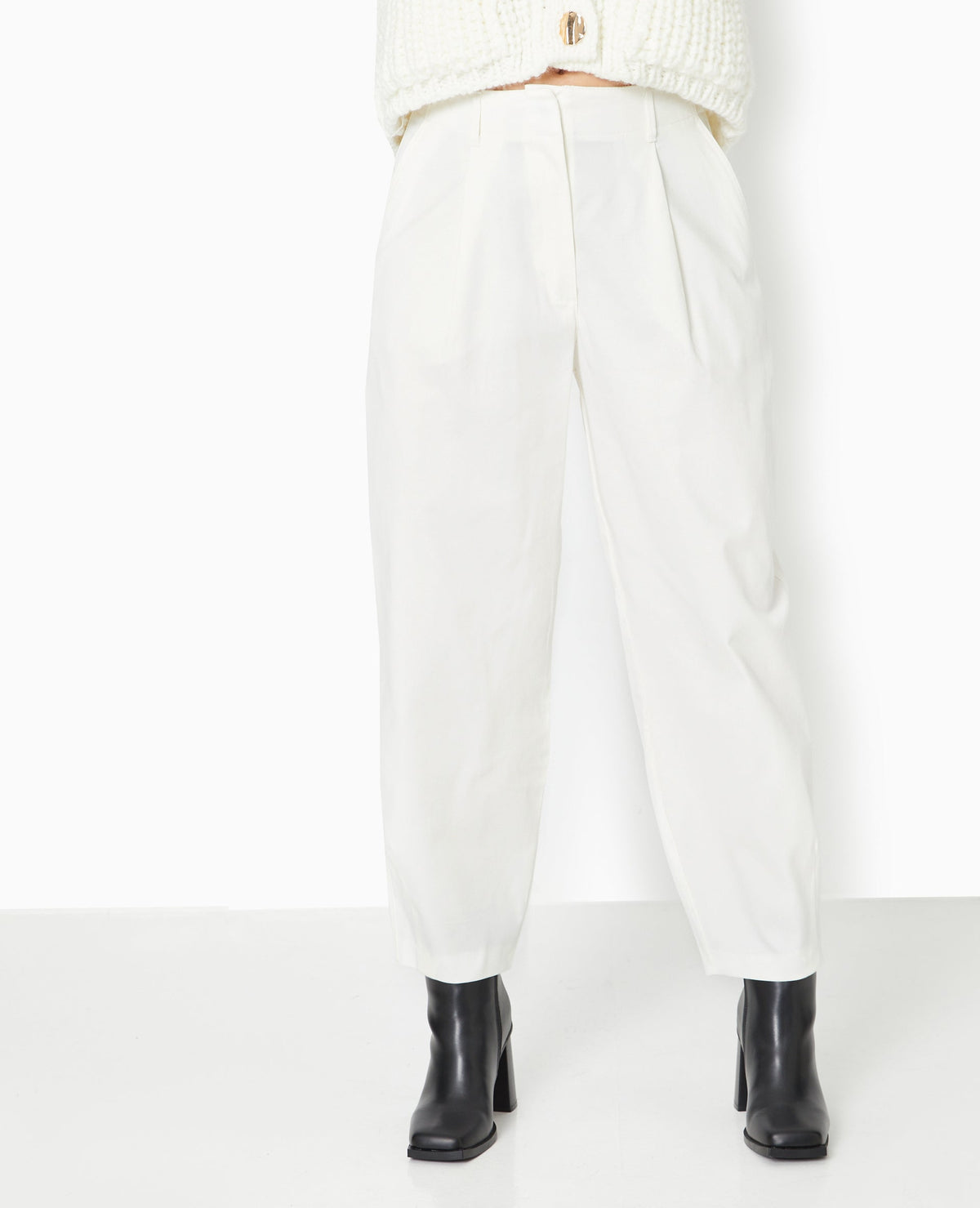 Pantalon balloon en toile