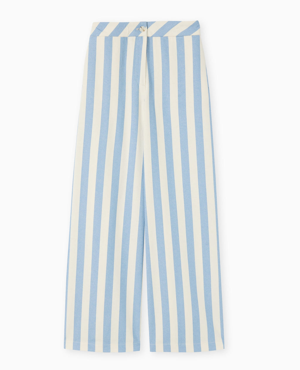 Pantalon droit avec larges rayures