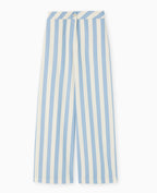 Pantalon droit avec larges rayures