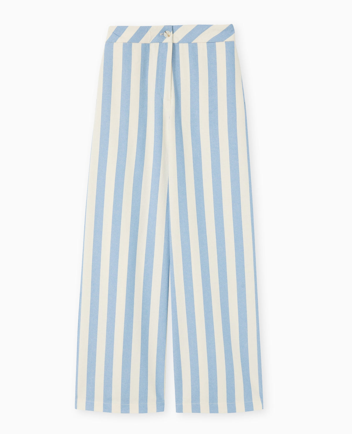 Pantalon droit avec larges rayures