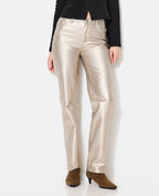 J90-2 / Jean straight avec enduction dorée taille medium
