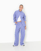 Pantalon rayé esprit pyjama d'homme