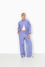 Pantalon rayé esprit pyjama d'homme