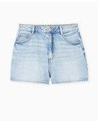 Short en jean taille haute