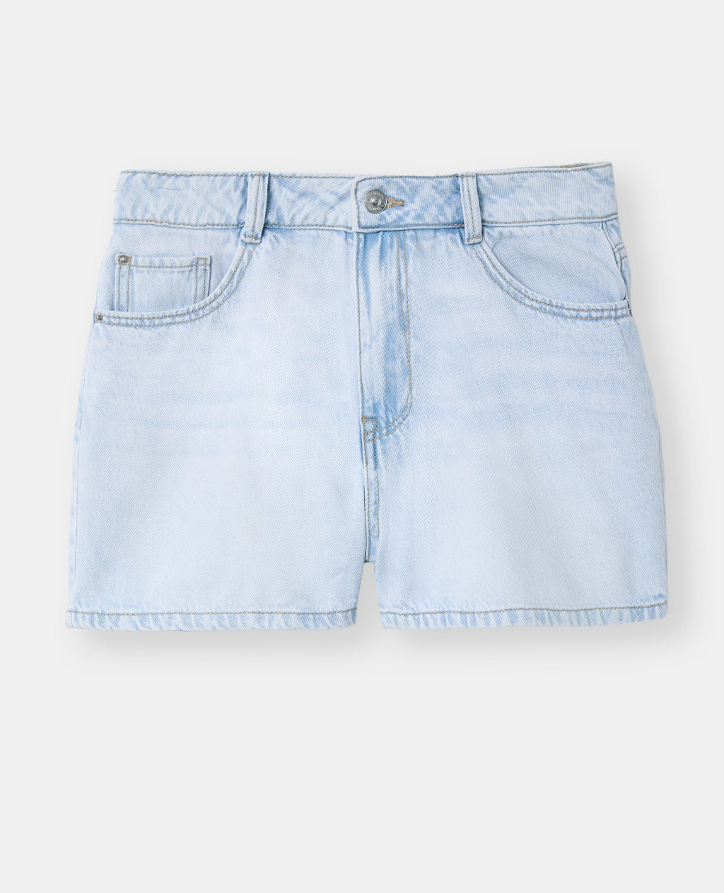 Short en jean taille haute