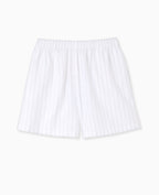 Short rayé façon pyjama d'homme