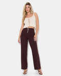 Pantalon city taille haute
