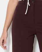 Pantalon city taille haute