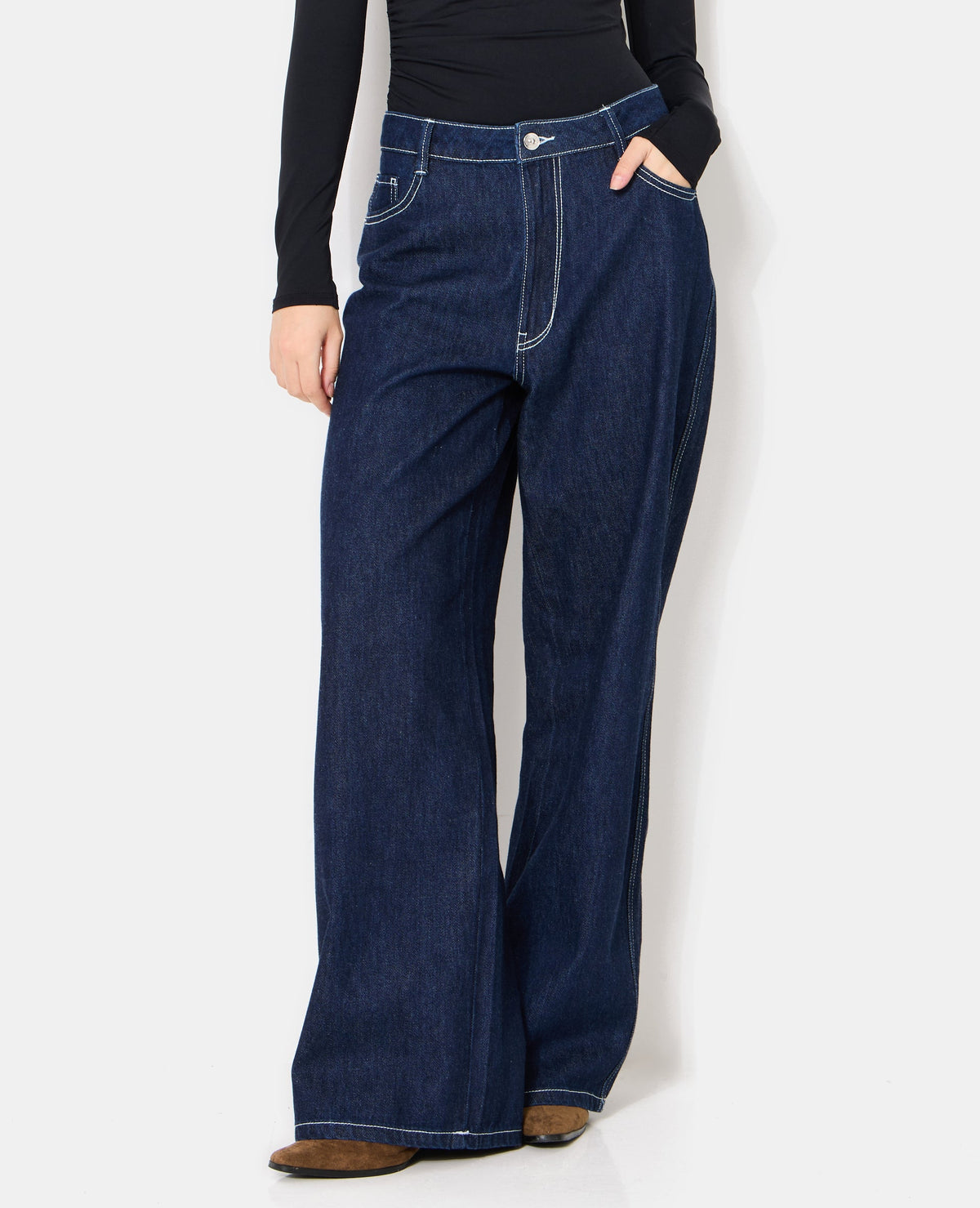 J99-3 / Jean baggy taille basse