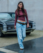 J99-3 / Jean baggy taille basse
