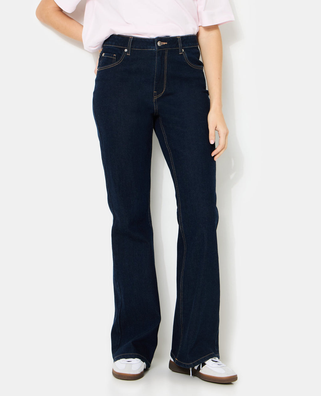 J74-1 / Jean flare taille haute