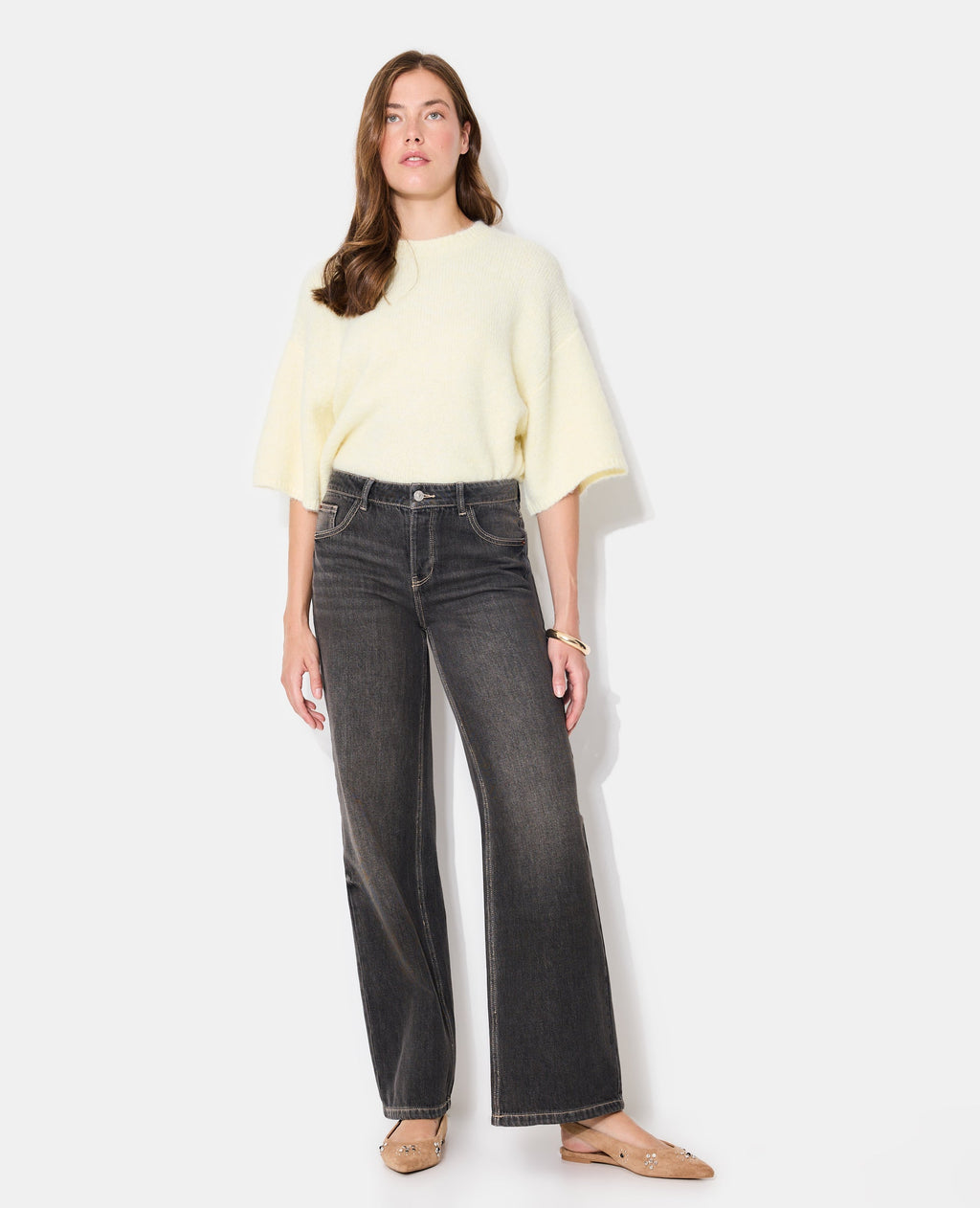 J71-3 / Jean wide taille basse