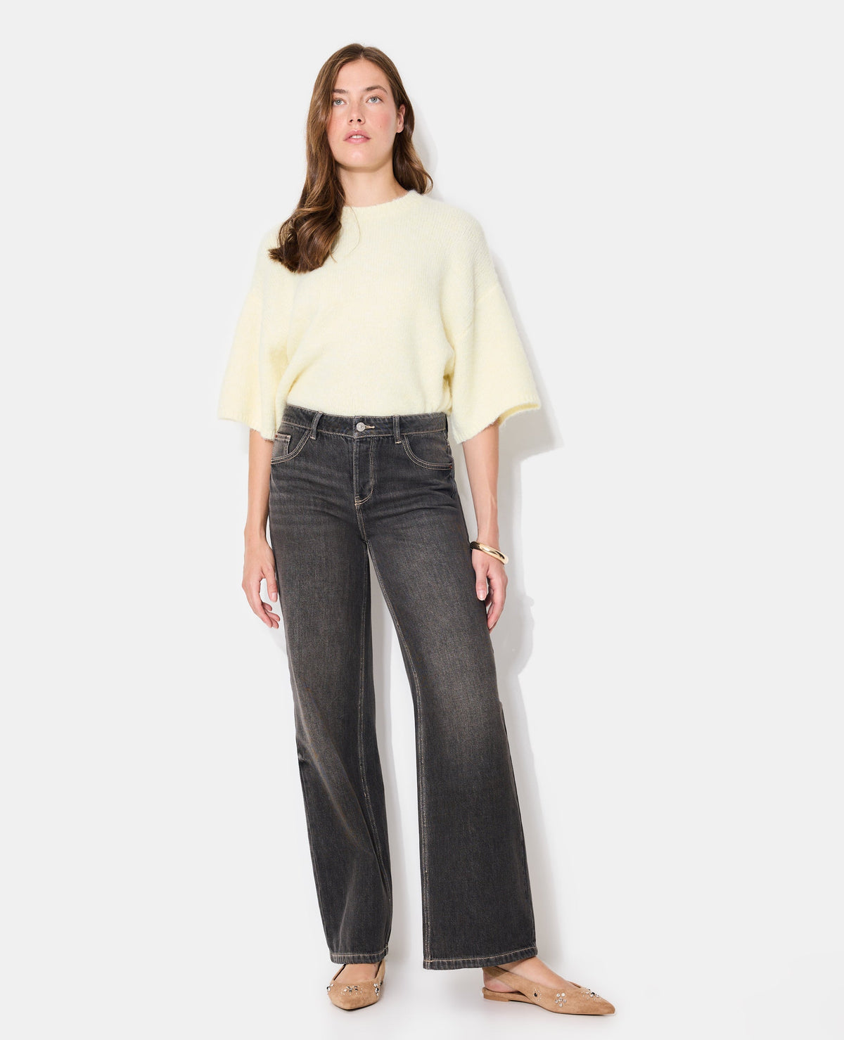 J71-3 / Jean wide taille basse