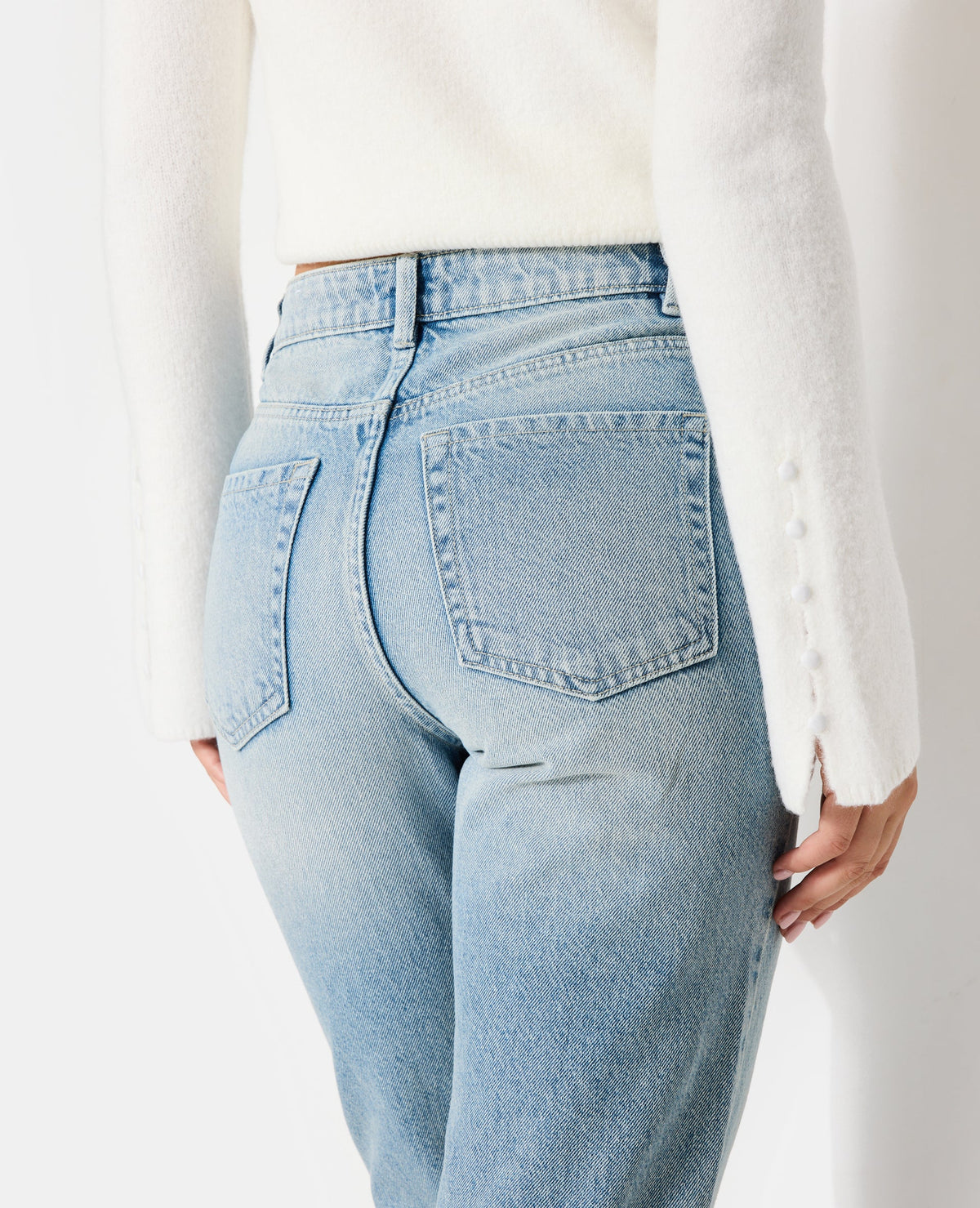J80-1 / Jean mom taille haute