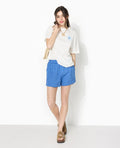 Short taille élastiquée motif vichy