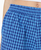 Short taille élastiquée motif vichy