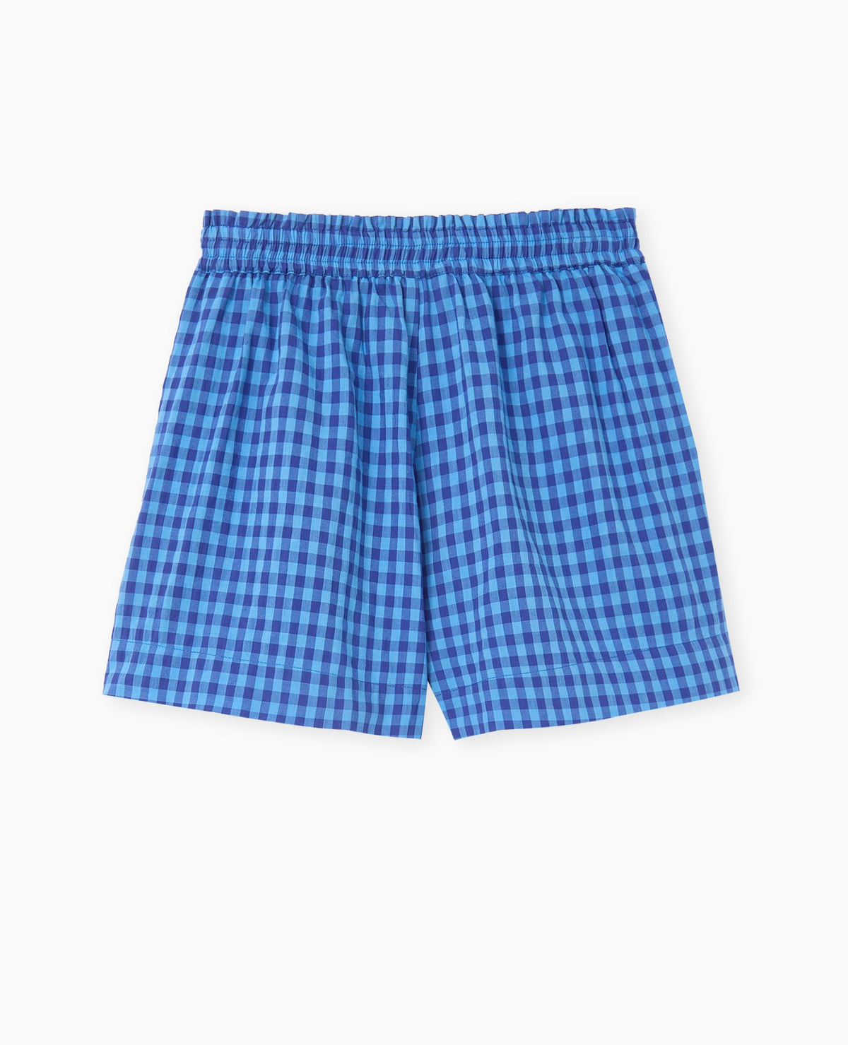 Short taille élastiquée motif vichy