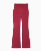 Pantalon flare en maille extensible