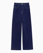 J71-1 / Jean wide taille haute bas coupés