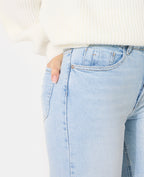 J71-1 / Jean wide taille haute bas coupés