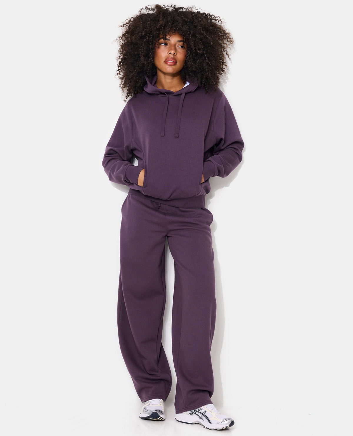 Pantalon de jogging en molleton forme barrel