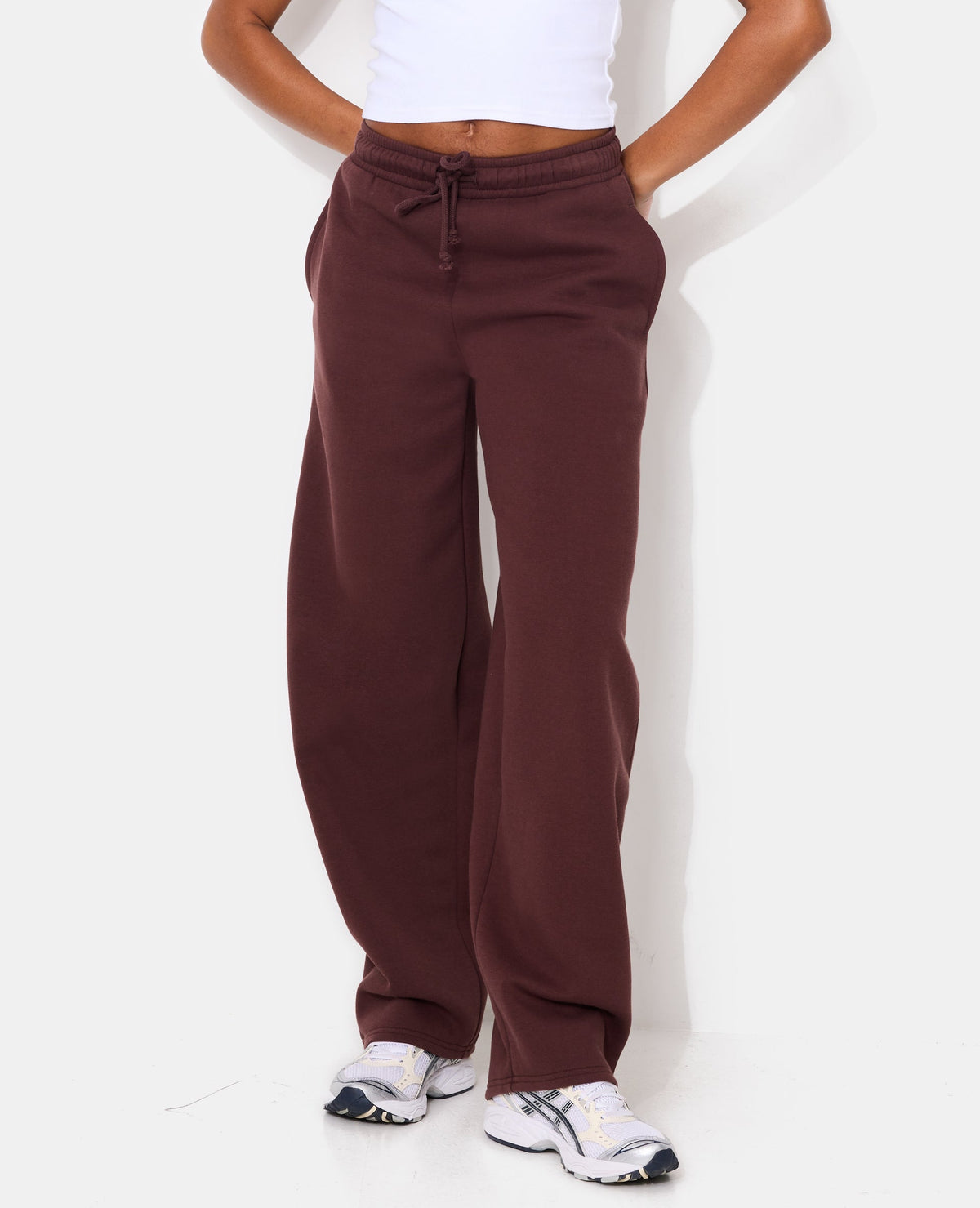 Pantalon de jogging en molleton forme barrel
