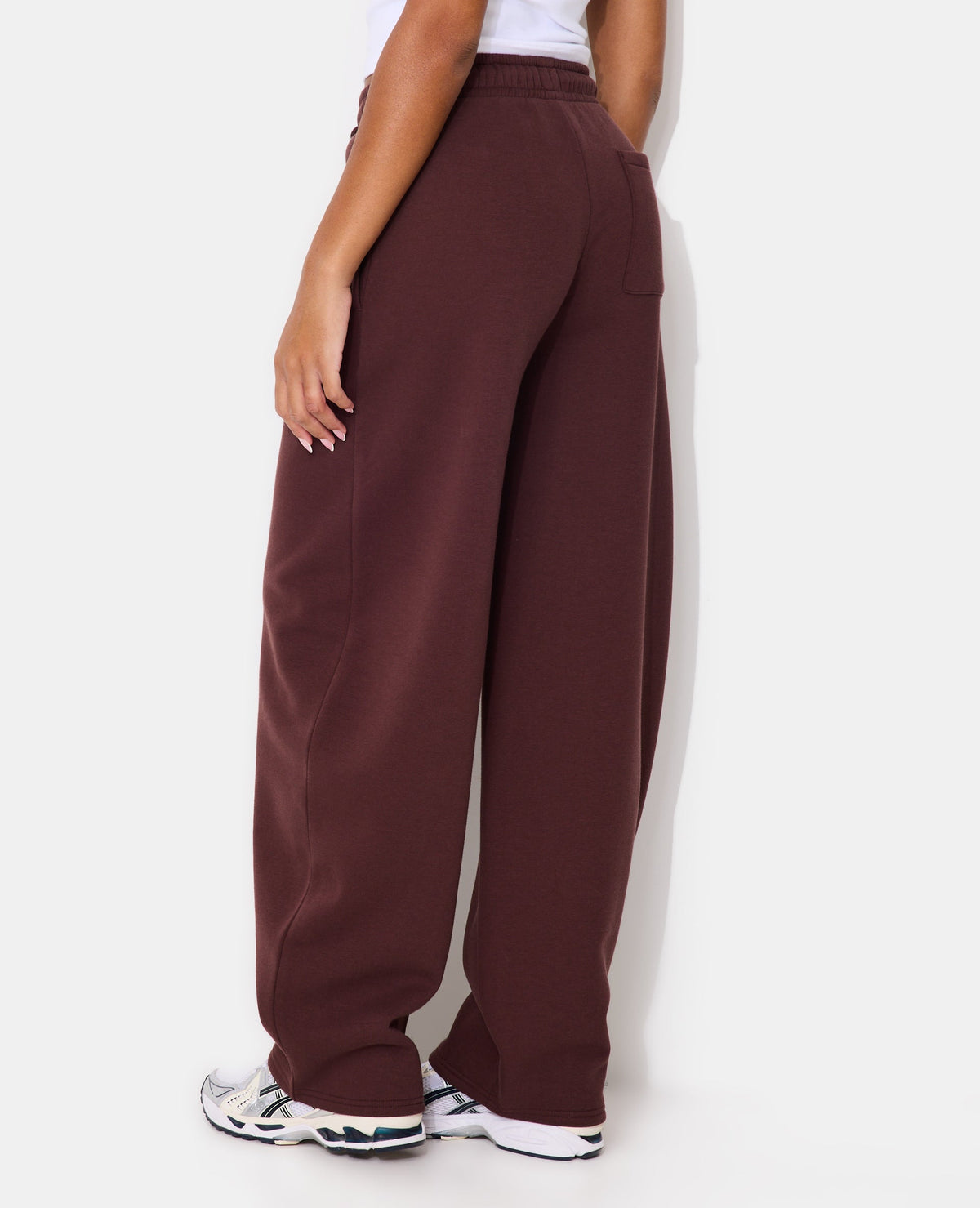 Pantalon de jogging en molleton forme barrel