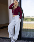 Pantalon de jogging en molleton forme barrel