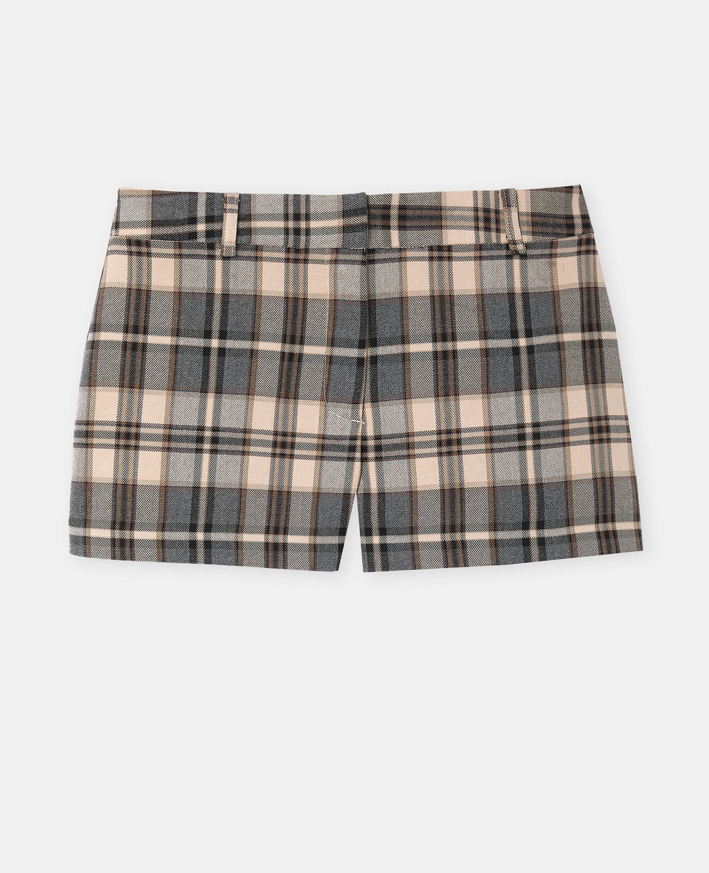 Mini-short city motif carreaux