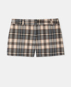 Mini-short city motif carreaux