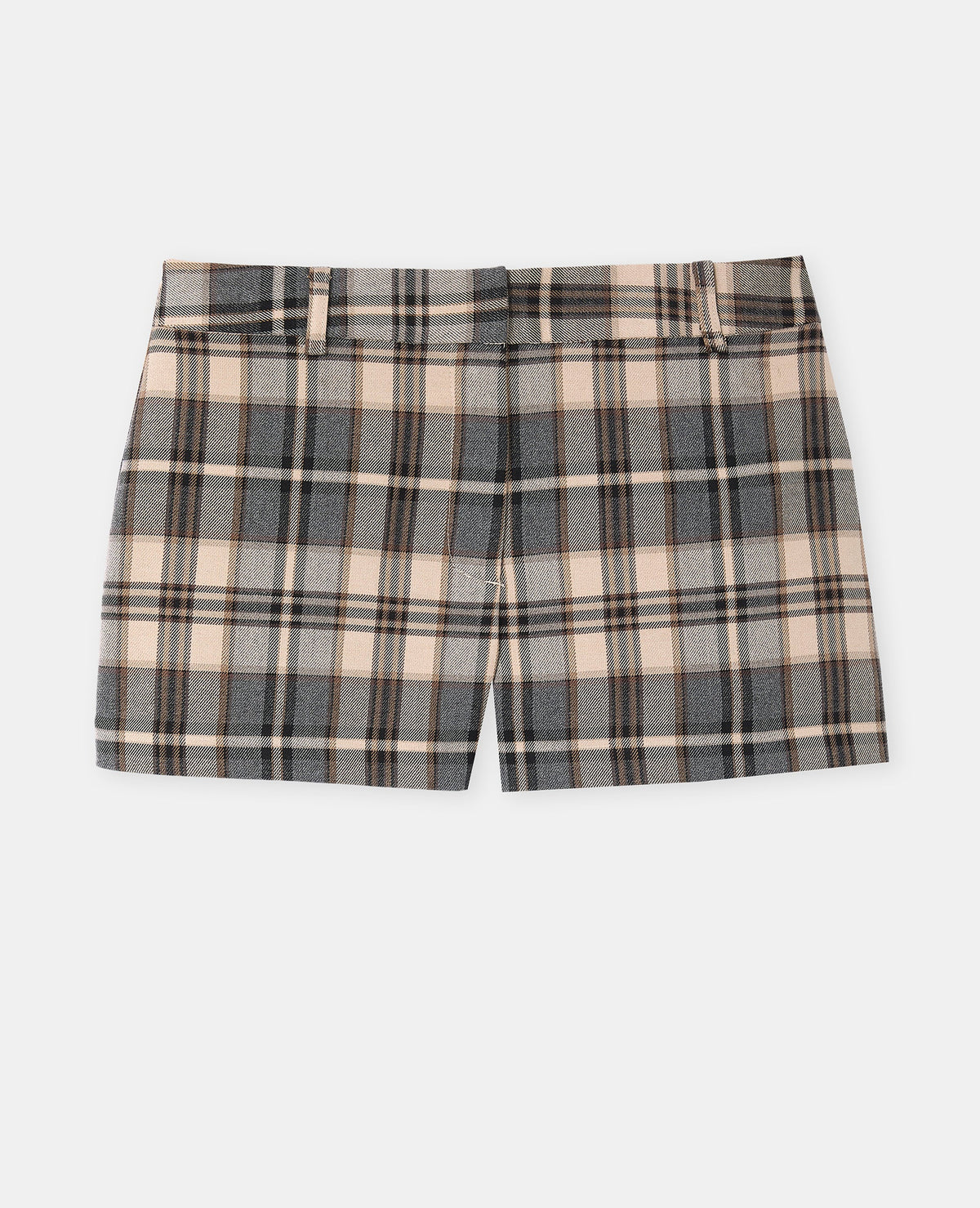 Mini-short city motif carreaux