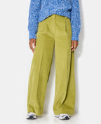 Pantalon large en velours grosse côte
