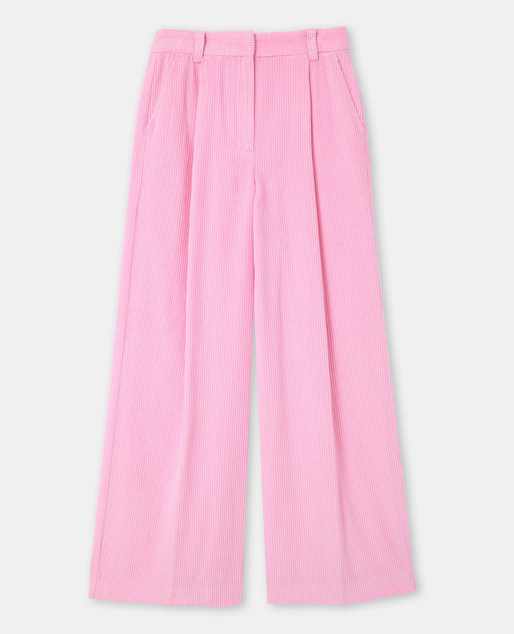 Pantalon large en velours grosse côte