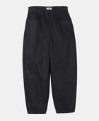 Jean barrel enduit taille haute