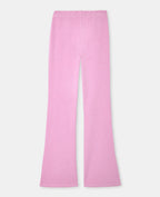 Pantalon flare en maille avec fils lurex