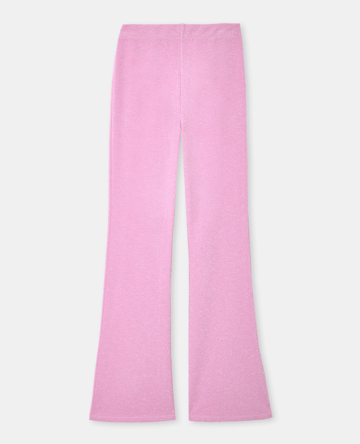 Pantalon flare en maille avec fils lurex