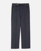 Pantalon city avec ceinture à nouer